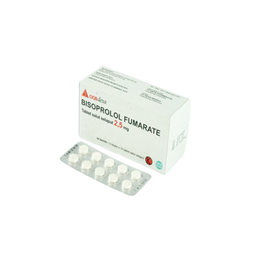 Bisoprolol 2,5 mg 10 Tablet Dexa Manfaat, Kandungan, Dosis, dan Efek Samping