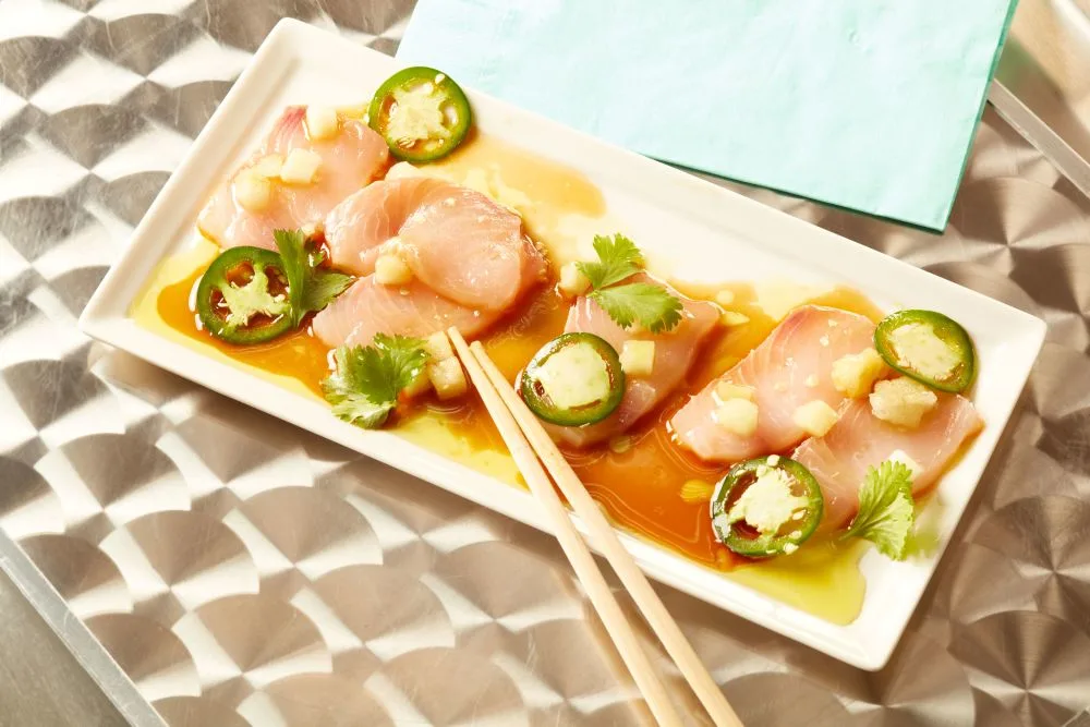 Hamachi Crudo