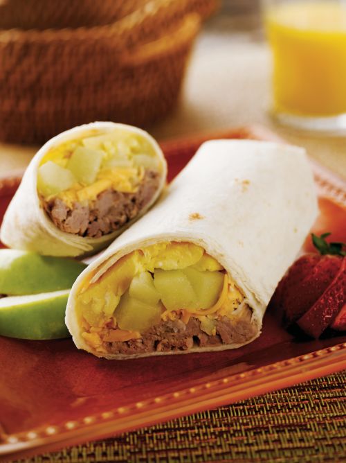 Apple Carnitas Breakfast Burrito