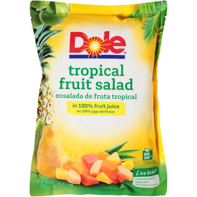 DOLE Tropical Fruit Salad in Juice 6/81oz