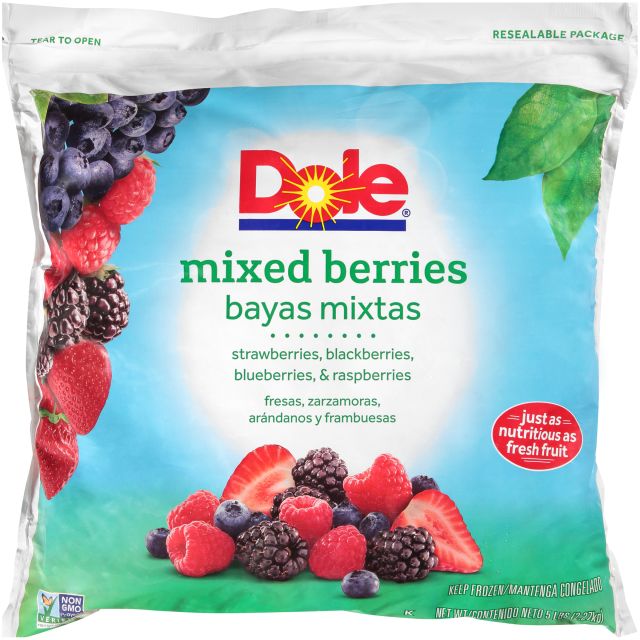 DOLE Berries, Mixed IQF 2/5# 