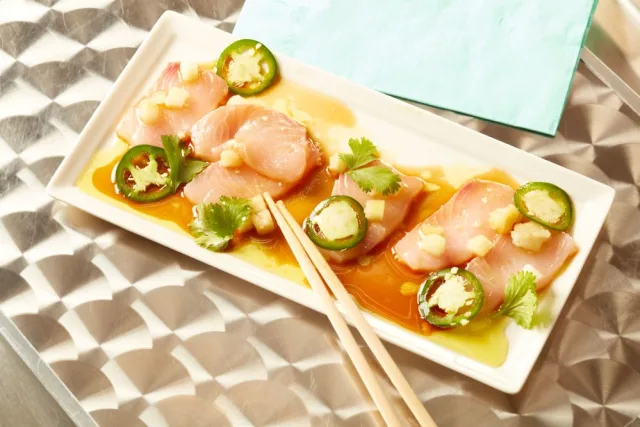 Hamachi Crudo