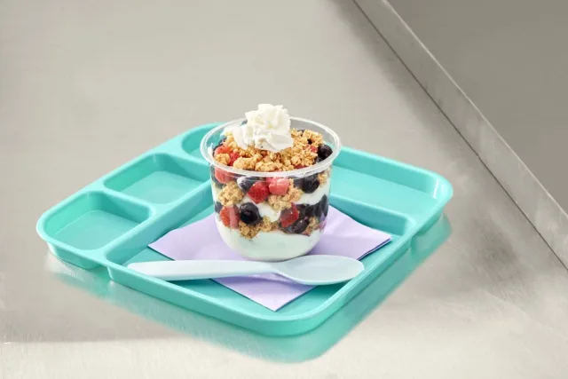 Red, White, and Blueberry Parfait