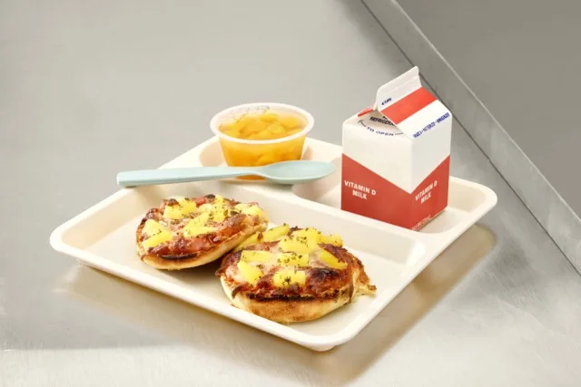 Mini Hawaiian English Muffin Pizzas