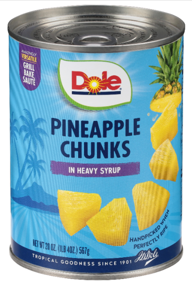 Fancy Pineapple Chunks in Heavy Syrup