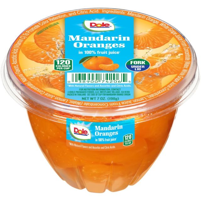 Dole Fruit Bowls Mandarins in 100% Juice