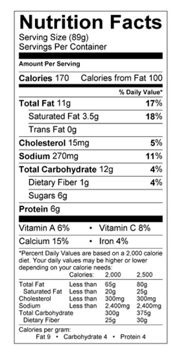 Nutrition Facts