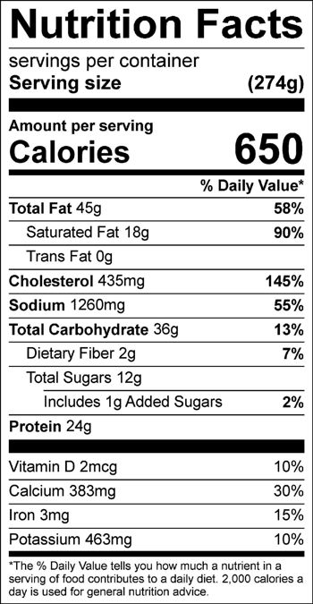 Nutrition Facts