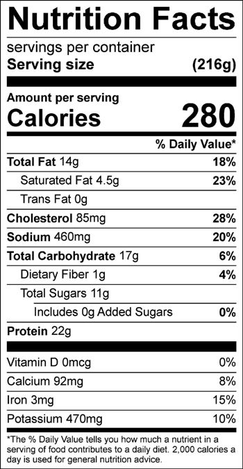 Nutrition Facts