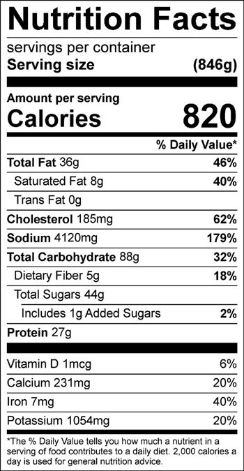 Nutrition Facts