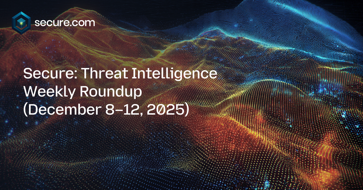 Secure: Threat Intelligence Weekly Roundup (December 8–12, 2025)