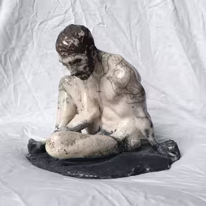 Homme assis