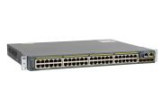 Cisco Catalyst WS-C2960S-48FPS-L Switch LAN Base License, Port-Side Air Intake