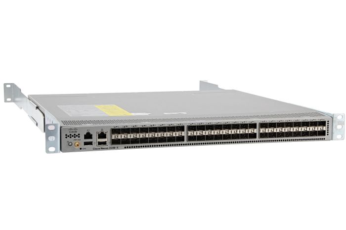 Cisco Nexus N3K-C3524P-10GX Switch LAN Base License, Port-Side Exhaust Airflow