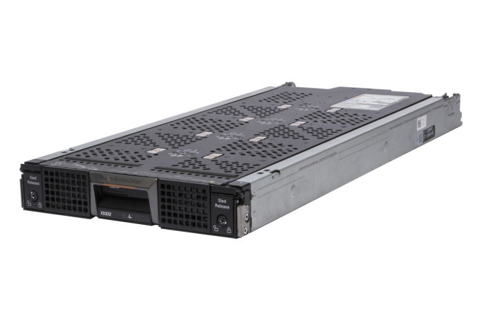 Front view of Dell PowerEdge FD332 with 8 x 1.8TB SAS Hard Drives
