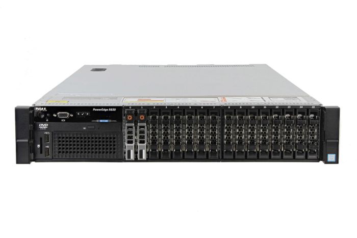 Dell PowerEdge R830 1x16 2.5" SAS, 2 x E5-4620 v4 2.1GHz Ten-Core, 64GB, 2 x 300GB SAS 15k, PERC H730P, iDRAC8 Enterprise