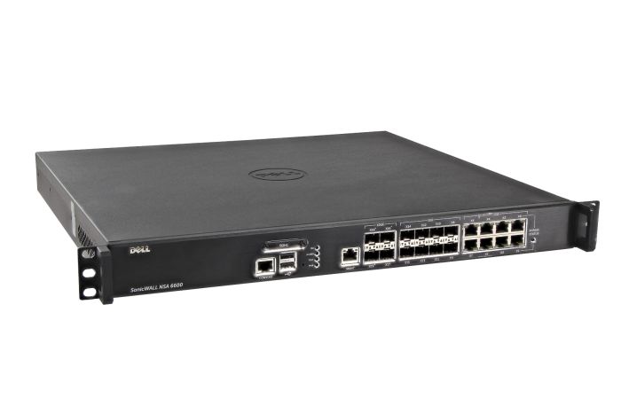 Dell SonicWall NSA 6600 8 x 1Gb RJ45, 8 x 1Gb SFP, 4 x 10Gb SFP+