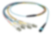 Dell MPO(F) to 4xLC(D) Fibre Cable 1M 0TDNF