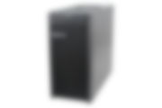 Angled view of Dell PowerEdge T150 with 4 x 12TB SATA 7.2k 3.5" 6Gbps Hard Drives Installed