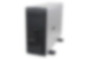 Angled view of Dell PowerEdge T550 with 2 x 10TB SAS 7.2k 3.5" 12Gbps Hard Drives Installed