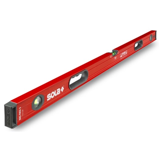 Нивелир SOLA BIG RED 3 200, алуминиев, висока акуратност, с ръкохватки, за хоризонтални и вертикални измервания