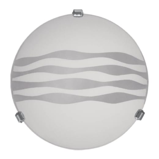 Плафониера Viva Lux ONDA,  Ø400, влагозащитена, 2х60W