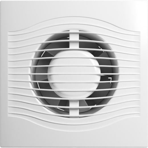 Вентилатор за баня Era Slim 5C, С фотоклетка, С таймер, 7 работни функции, 125мм, 10W, 136куб.м/час, 44Pa, 25 dBA