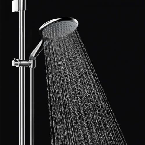 Ръчен душ Grohe Rainshower Solo 150, 1 струя, функция Eco за намаляване разхода на вода