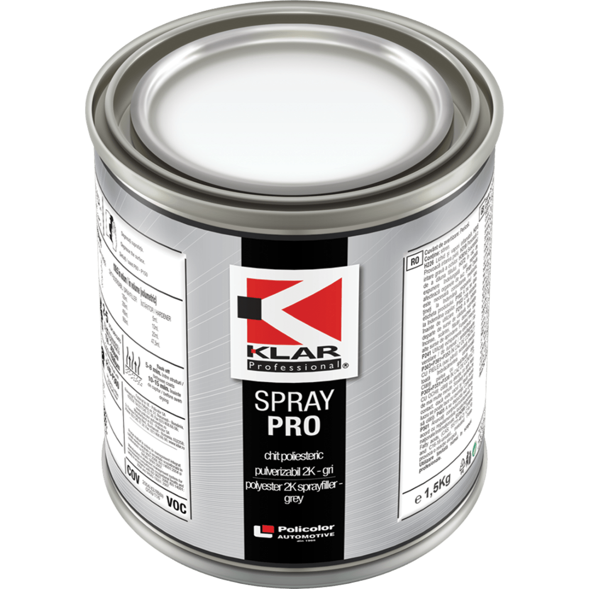Кит Orgachim KLAR Spray Pro 2K, шприц, 1л