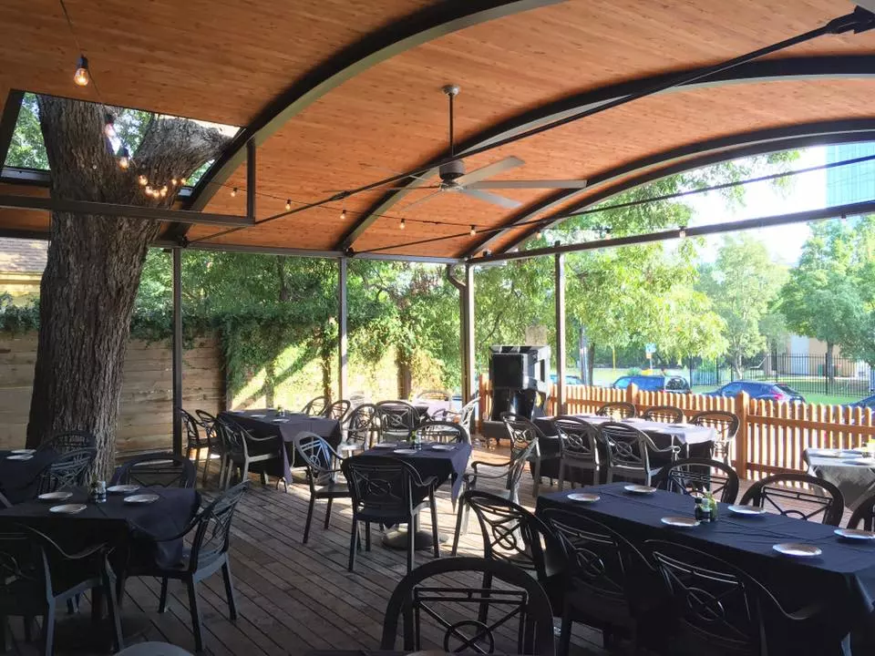 Stay Warm On These Heated Patios