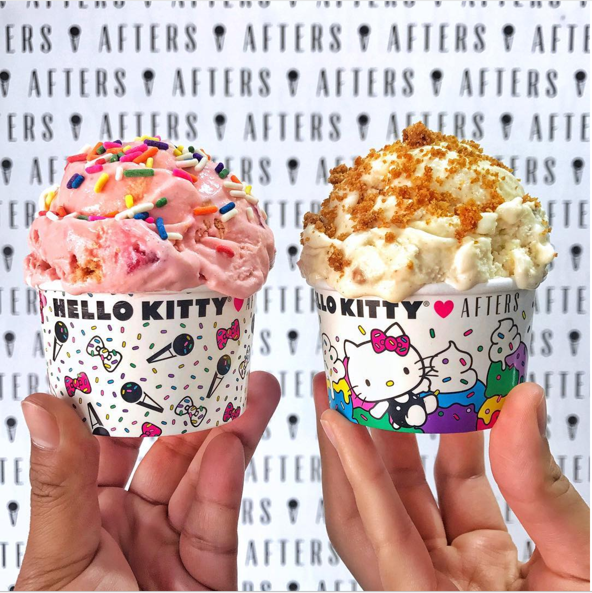Exclusive Hello Kitty Ice Cream at Afters
