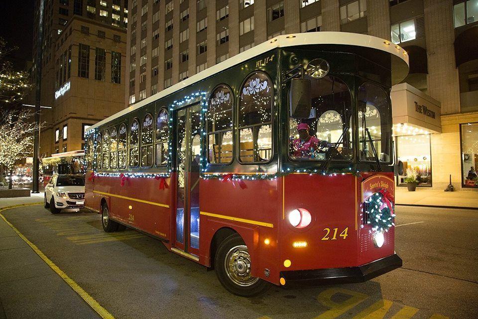 chicago christmas bus tour