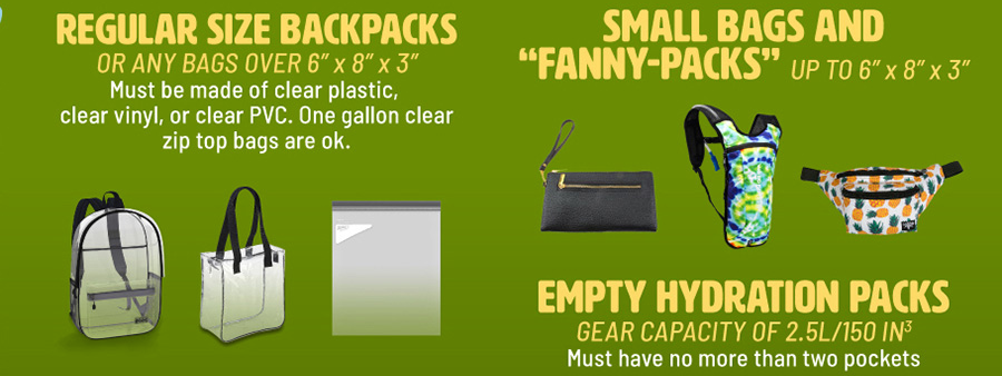 Clear Bag Policy Outside Lands