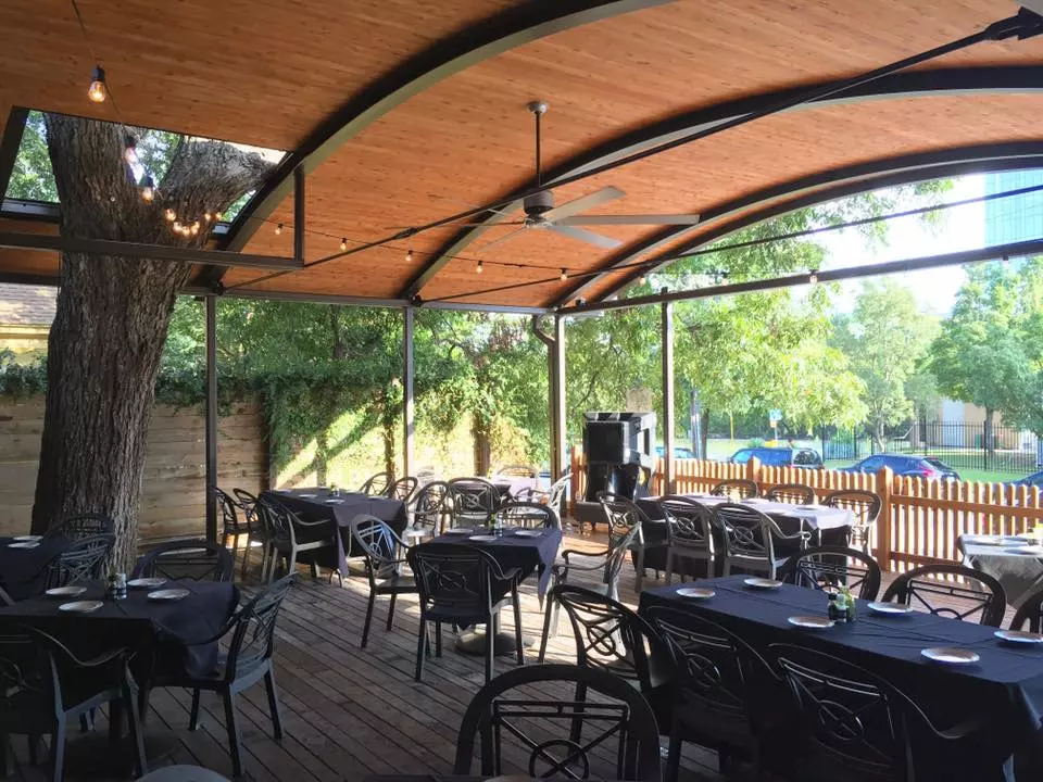 Stay Warm on These Heated Patios