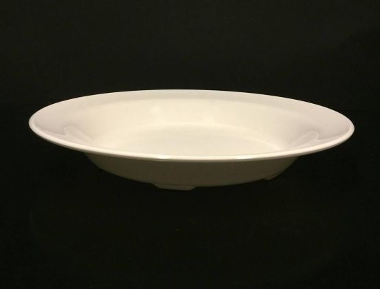 Yleislautanen valkoinen polykarbonaatti Ø 23,5 cm
