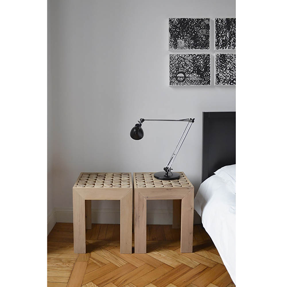 Wooden Sofia Stool