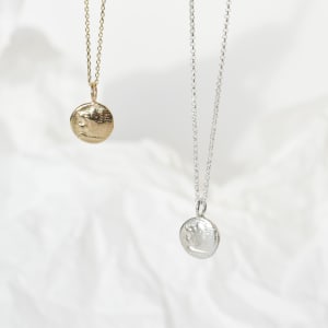 Sterling Silver Little Lion Reversible Pendant Necklace