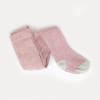 Non-Slip Super Soft Ribbed Baby and Toddler Tights in Dusty Pink - 0-2 Years