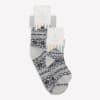 Mini Me Matching Adult and Child Family Socks Gift Set in Arctica - The Perfect Gift