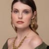 Golden Grass Earrings Mandalas Infinite