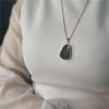 Collarbone Oval Drusas Rustic Stones -kaulakoru