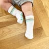 OUTLET - Non-Slip Stay-on Baby & Toddler Organic Quarter Crew Sporty Socks - 7 Pack - Pinks