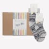 Mini Me Matching Adult and Child Family Socks Gift Set in Arctica - The Perfect Gift