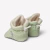Stay-on, Non-Slip Booties - Perfect pram Slipper and Baby Carrier boot - Pistachio Corduroy