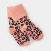 OUTLET - Non-Slip Stay On Baby and Toddler Socks - 3 Pack in Pink Animal