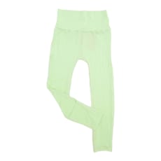 Vihreä 2 in 1 leggings -Bold and Brights: Super soft bamboo leggings with integrated removable socks