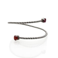 Sterope Bangle – Cubic Zirconia: Add a little sparkle to your wrist!