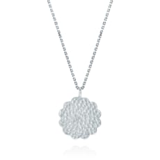 Hopea Shimsho Pendant in Silver: Handmade