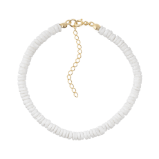 White White shell bracelet: Bracelet made of white shells