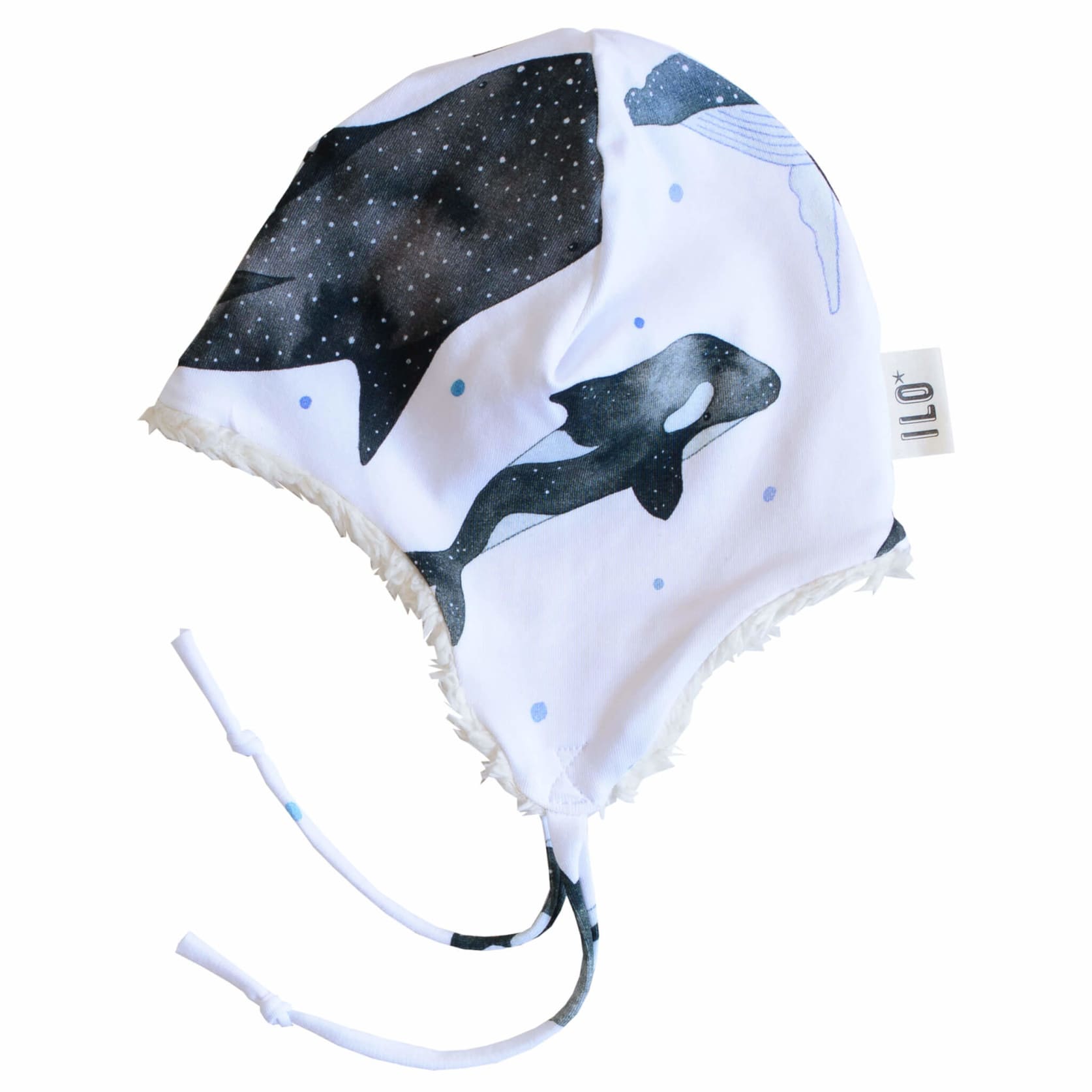 Whales Organic Jersey & Pehmo Aviator Hat